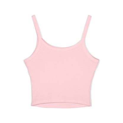 White Crow Yelling on Women's Micro-rib Tank Top