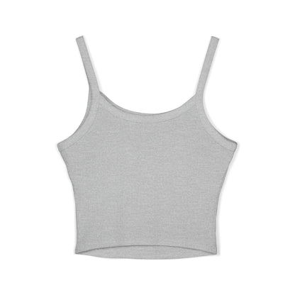 White Crow Yelling on Women's Micro-rib Tank Top