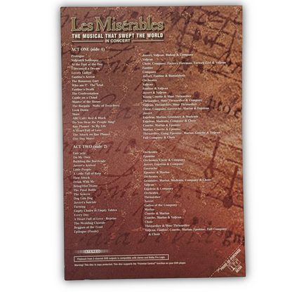 Les Misérables: The Dream Cast in Concert (DVD, 1998) - Royal Albert Hall