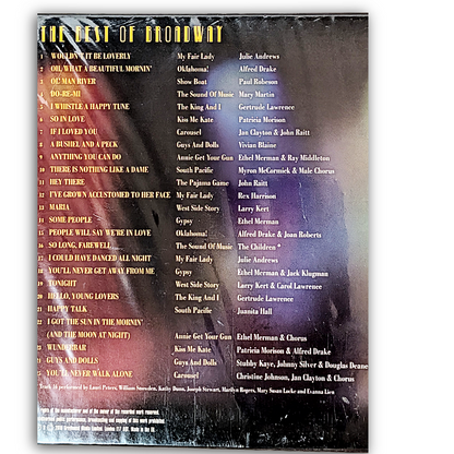 Broadway: The Great Original Cast Recordings, a 2-disc CD set released by Sony/Legacy, unopened