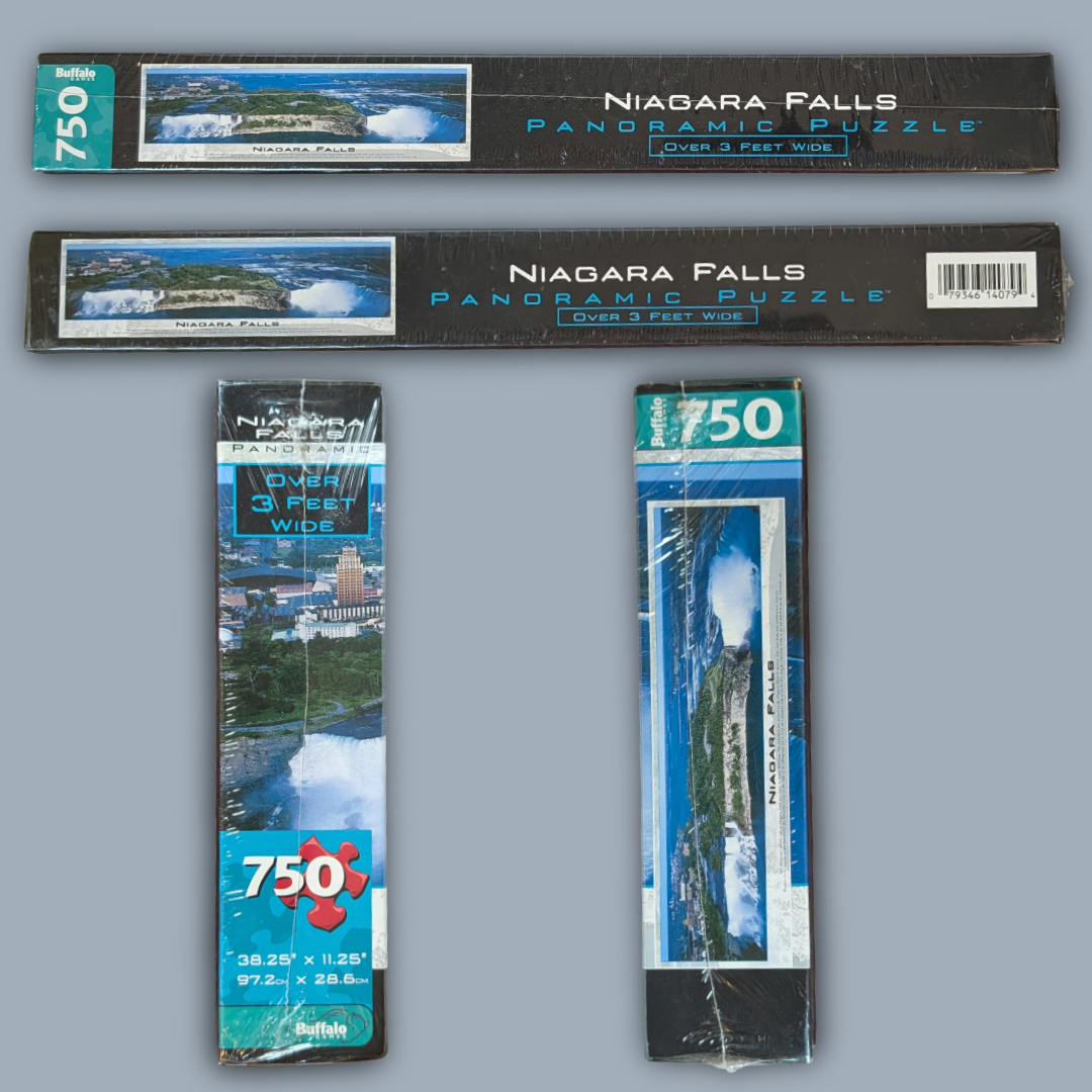 Buffalo Games Niagara Falls Panoramic Jigsaw Puzzle 750 pc NEW SEALED 3ft Wide