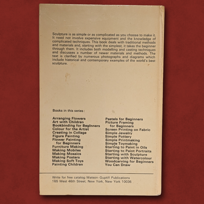 Starting with Sculpture by Robert Dawson (Hardcover, 1968 Printing)