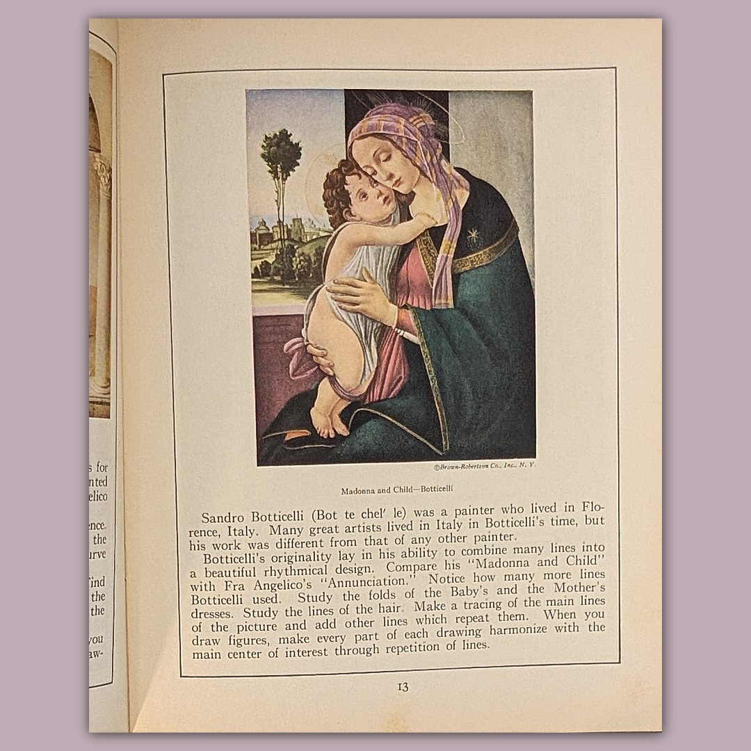 The Round Table Art Book, v. VII, 1930 Art Appreciation with Color/B&W Illus.