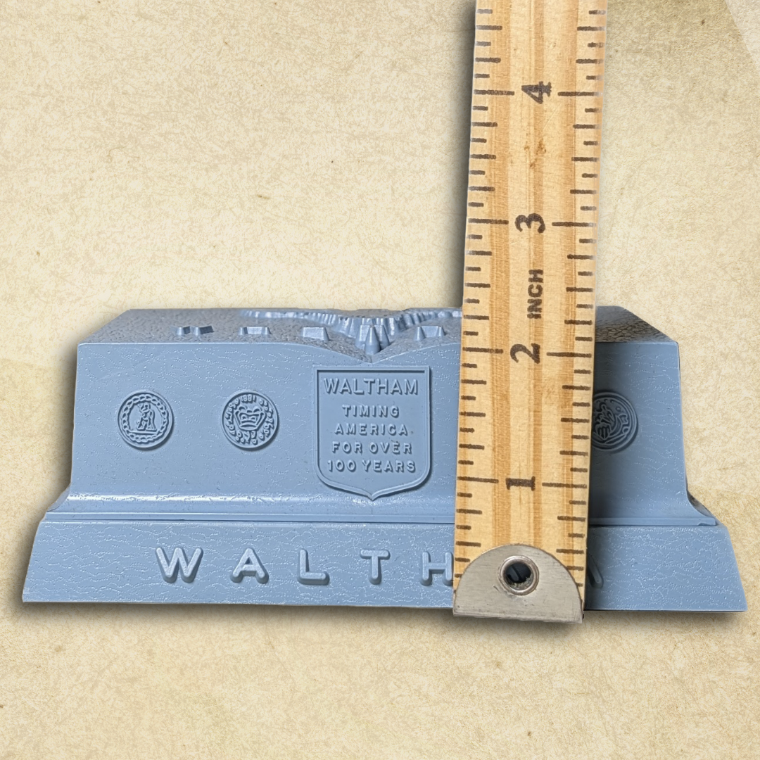 Blue Waltham Vintage Watch Presentation Box BOX ONLY