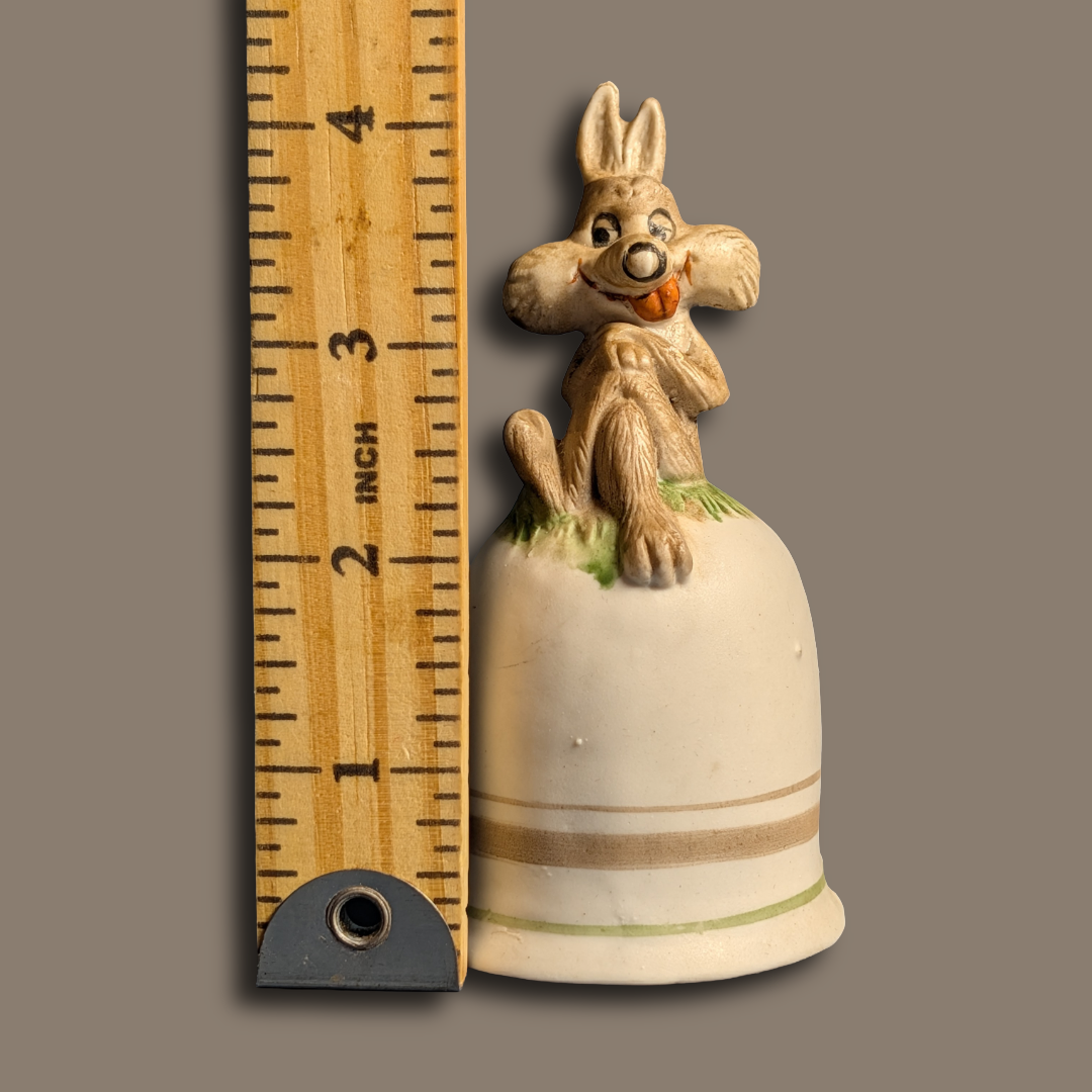 Price Products 1979 "Ugly Vintage" Licensed Looney Toons Wile E. Coyote bisque bell