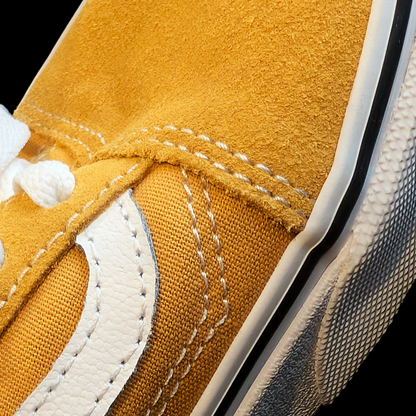 NWOT/Box Vans Old Skool Ochre Yellow/True White US men's 3.5/us women's 5/EU 34.5 low-top sneaker