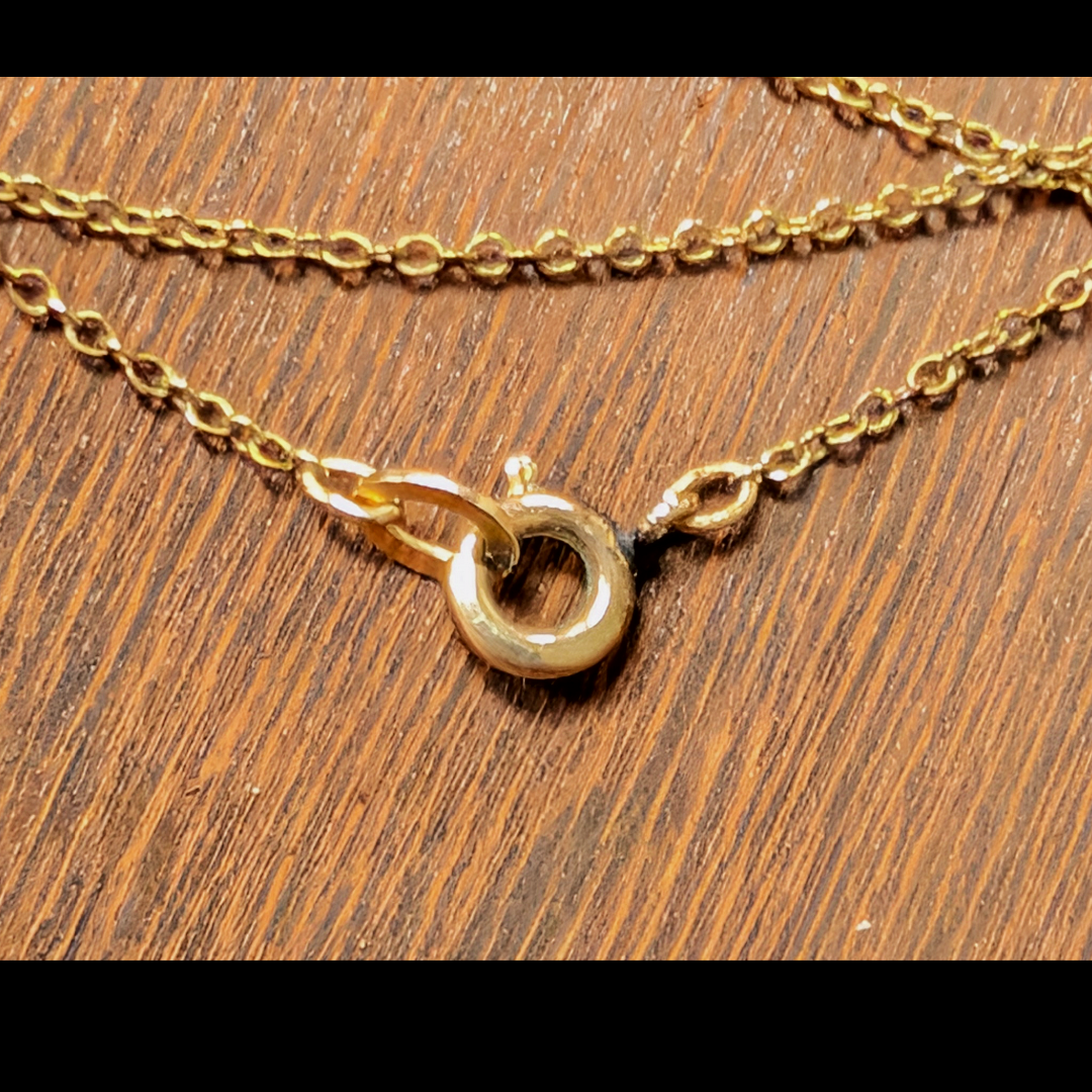 70s Romantic Victorian Revival Remembrance Gold Tone Locket w/Blue Enamel Flower
