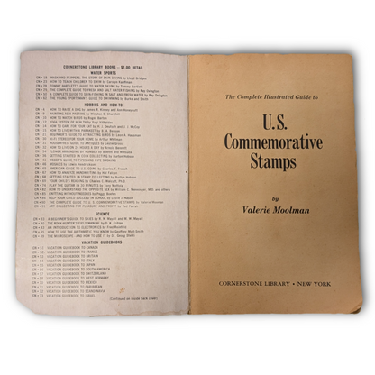 Vintage 1964 US Commemorative Stamps Illustrated Guide Book Valerie Moolman