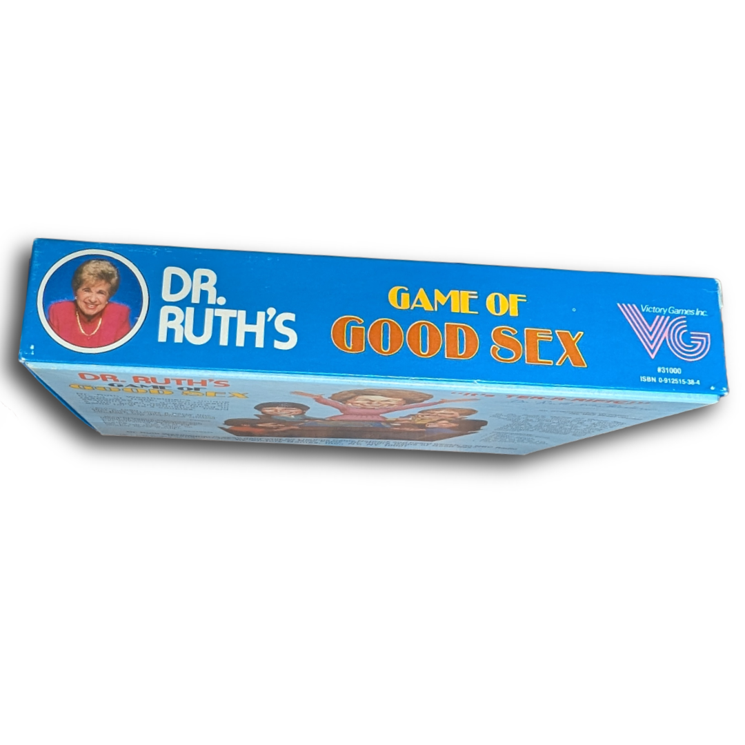 Dr. Ruth's Game of Good Sex board game, published 1985, appears complete