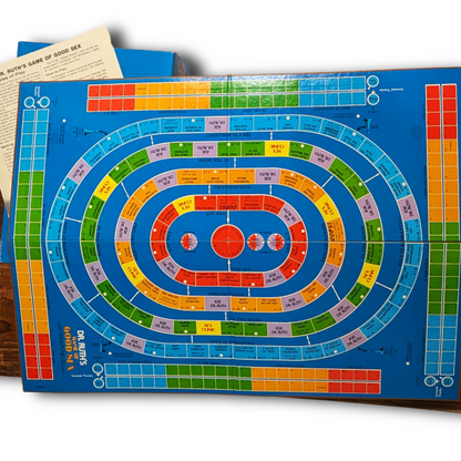 Dr. Ruth's Game of Good Sex board game, published 1985, appears complete