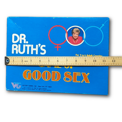 Dr. Ruth's Game of Good Sex board game, published 1985, appears complete