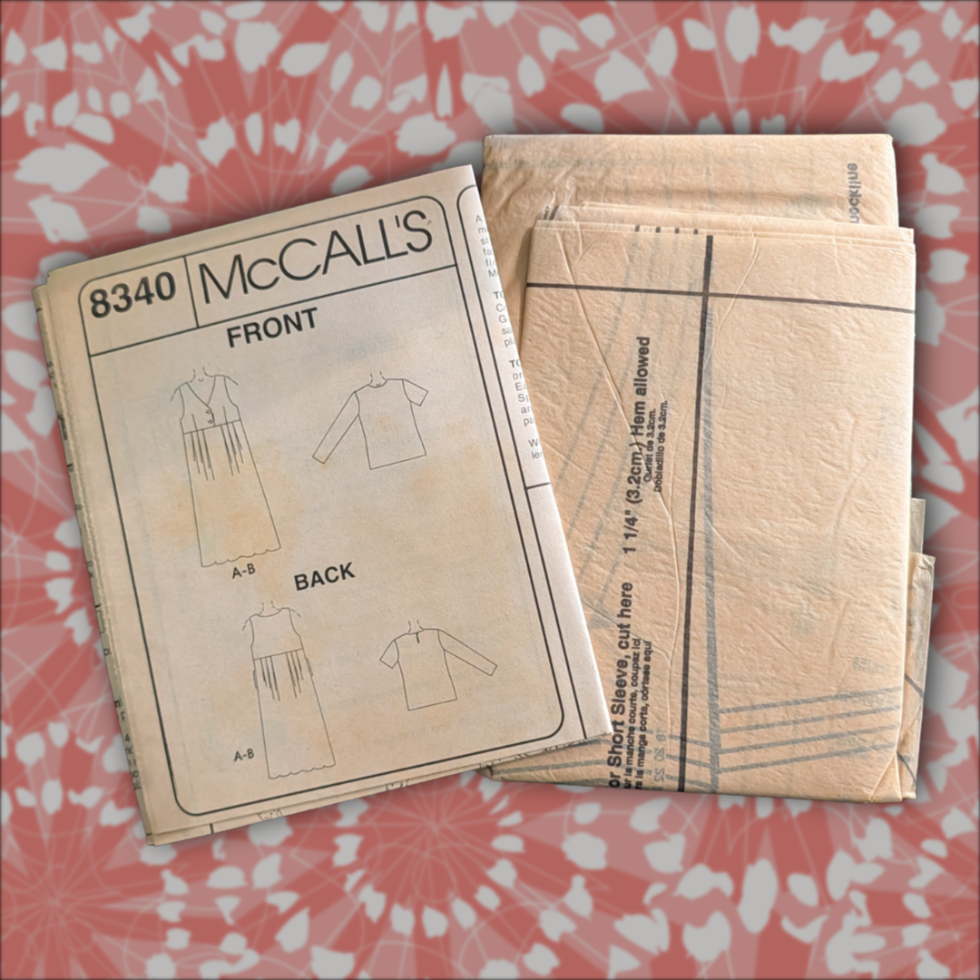 McCalls 8340/P300 sizes GG (18-20-22-24) Vintage Sewing Pattern, Jumper and Top