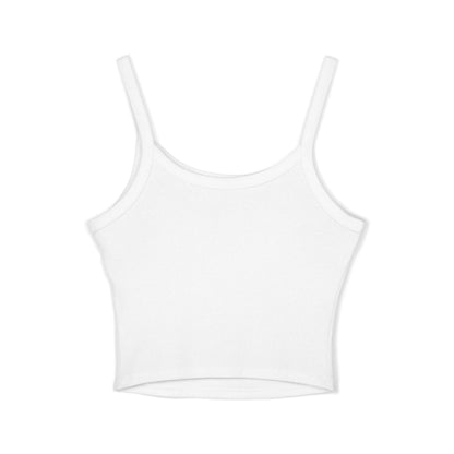 White Crow Yelling on Women's Micro-rib Tank Top