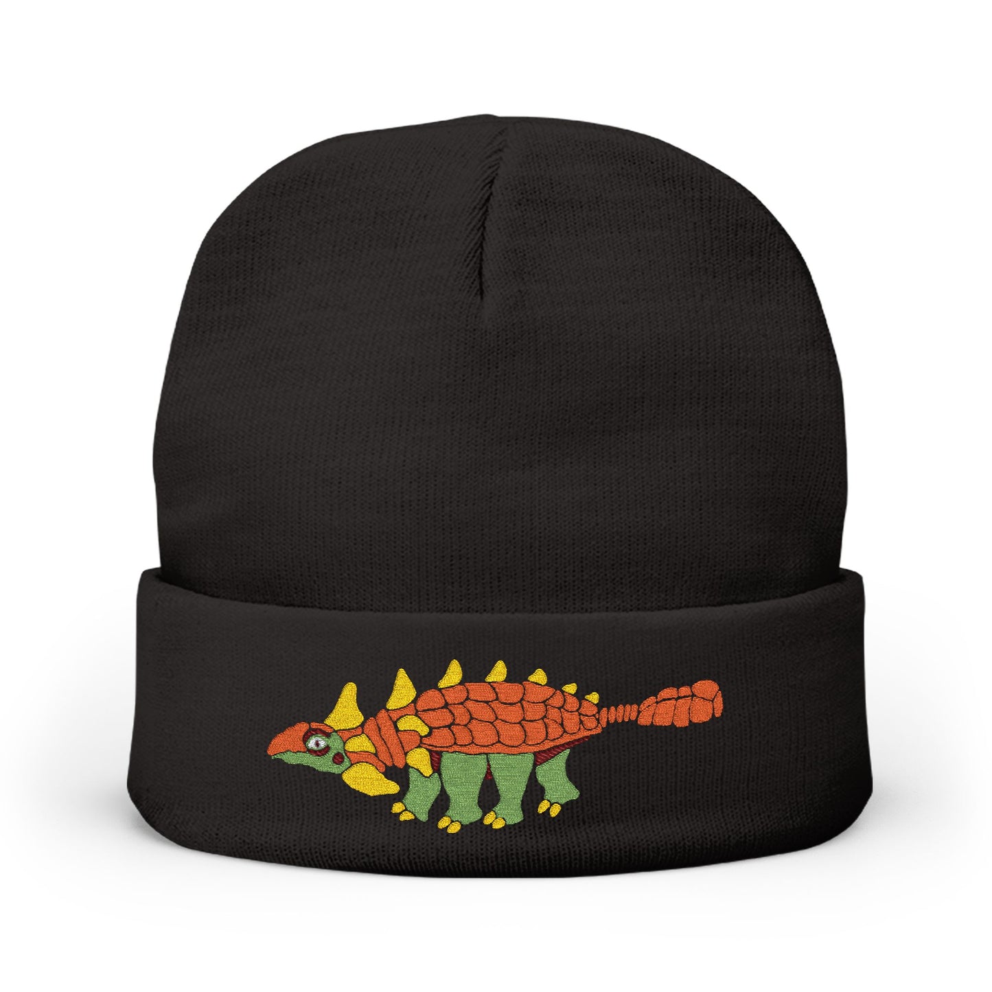 Ankylosaurus Embroidered Beanie