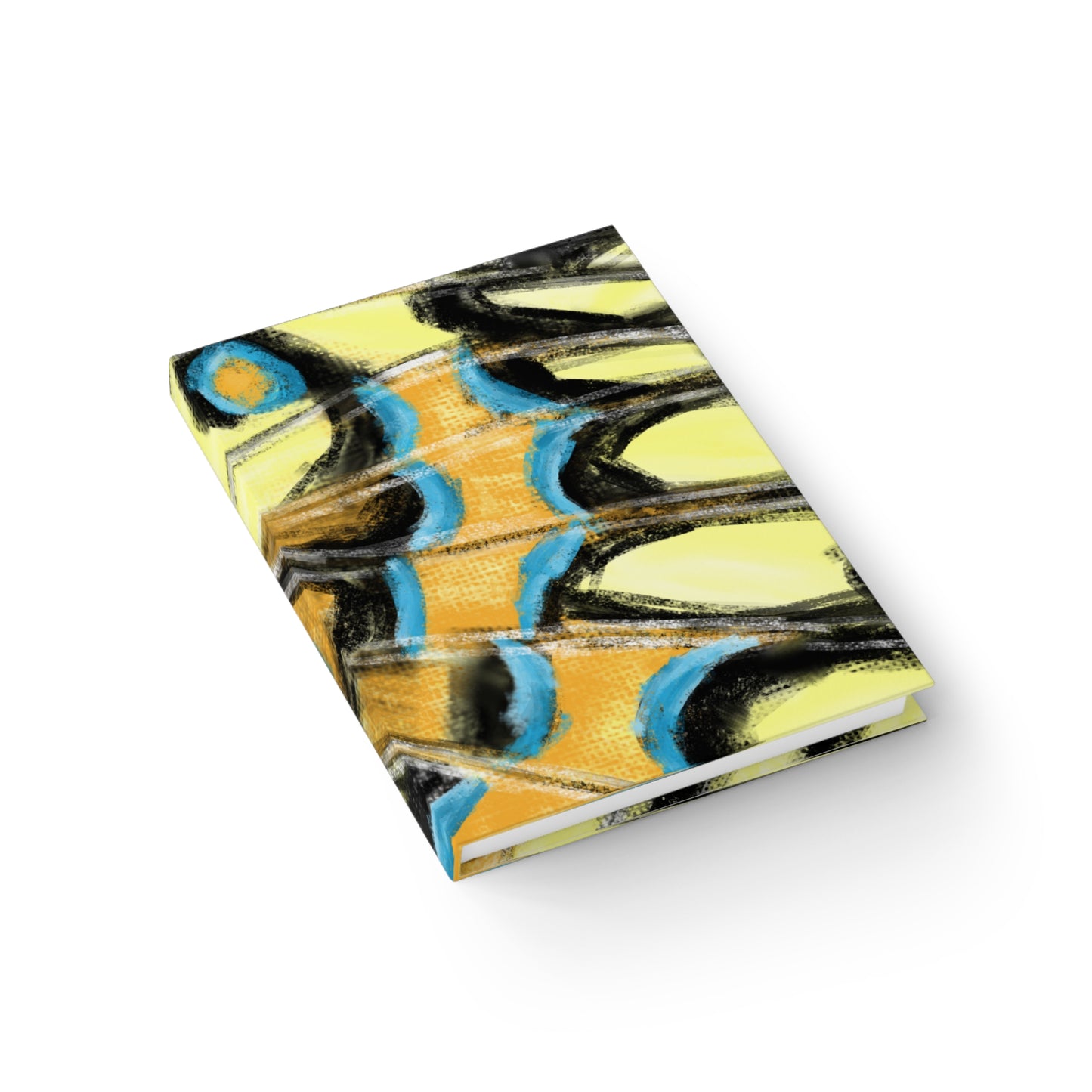 Eastern Tiger Swallowtail Butterfly Wing Hardcover Journal - 128 5"x7" 90gsm Blank Pages, Lay-Flat Binding