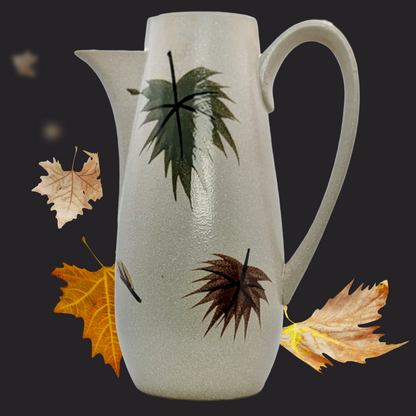 MCM Harmony House "Maple Leaf" Stoneware Coffee Pot - Vintage 1971 Sears - Replacement Piece