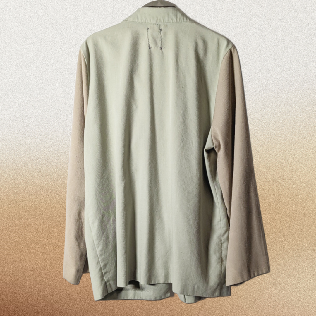 Hope Station Two-Tone Poly/Rayon Blend Blazer - Classic & Comfy Layering Piece