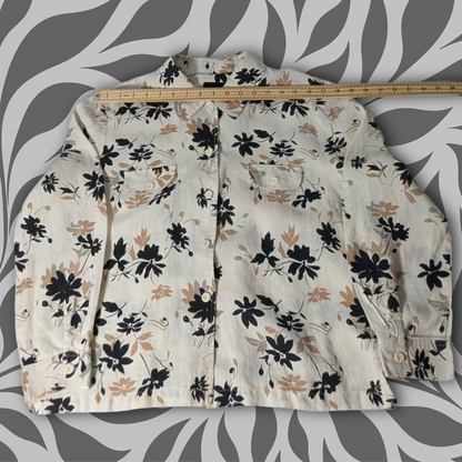 Vintage 20 South Floral Button-Down Blouse