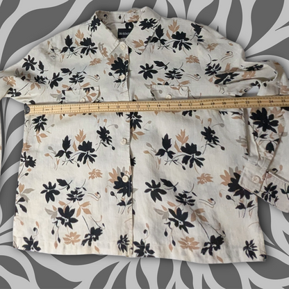 Vintage 20 South Floral Button-Down Blouse
