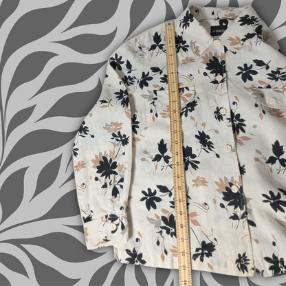 Vintage 20 South Floral Button-Down Blouse