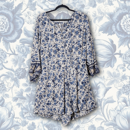 American Eagle size XS Floral Romper, Modal/Viscose blend