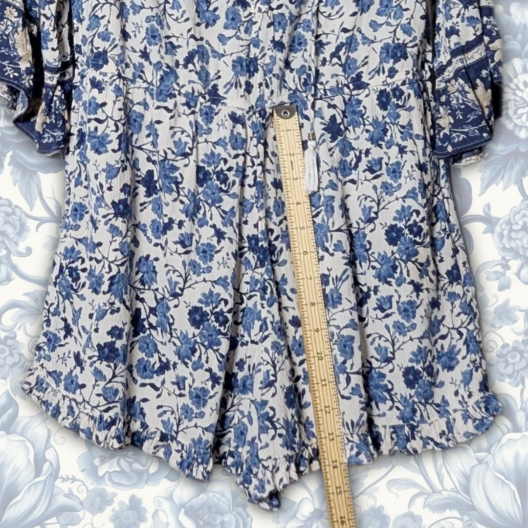American Eagle size XS Floral Romper, Modal/Viscose blend