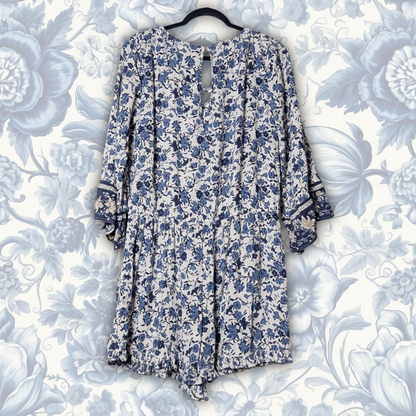 American Eagle size XS Floral Romper, Modal/Viscose blend