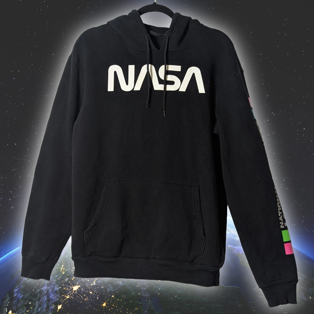 Unisex Hyper Space NASA Pop Art Astronaut Hoodie, size M