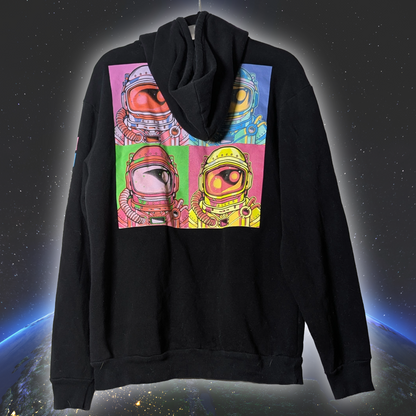 Unisex Hyper Space NASA Pop Art Astronaut Hoodie, size M