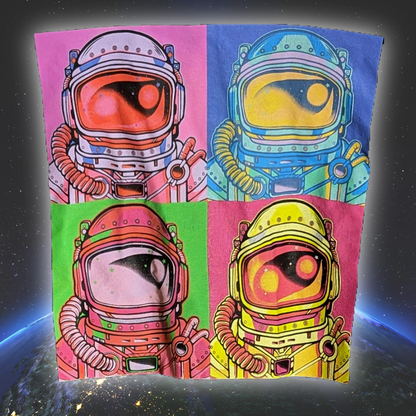 Unisex Hyper Space NASA Pop Art Astronaut Hoodie, size M