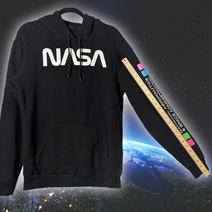 Unisex Hyper Space NASA Pop Art Astronaut Hoodie, size M