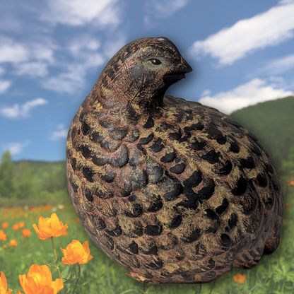 Mid-Century Modern Charming Quail Figurine