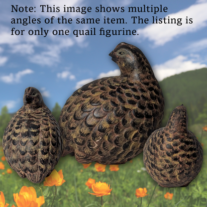 Mid-Century Modern Charming Quail Figurine