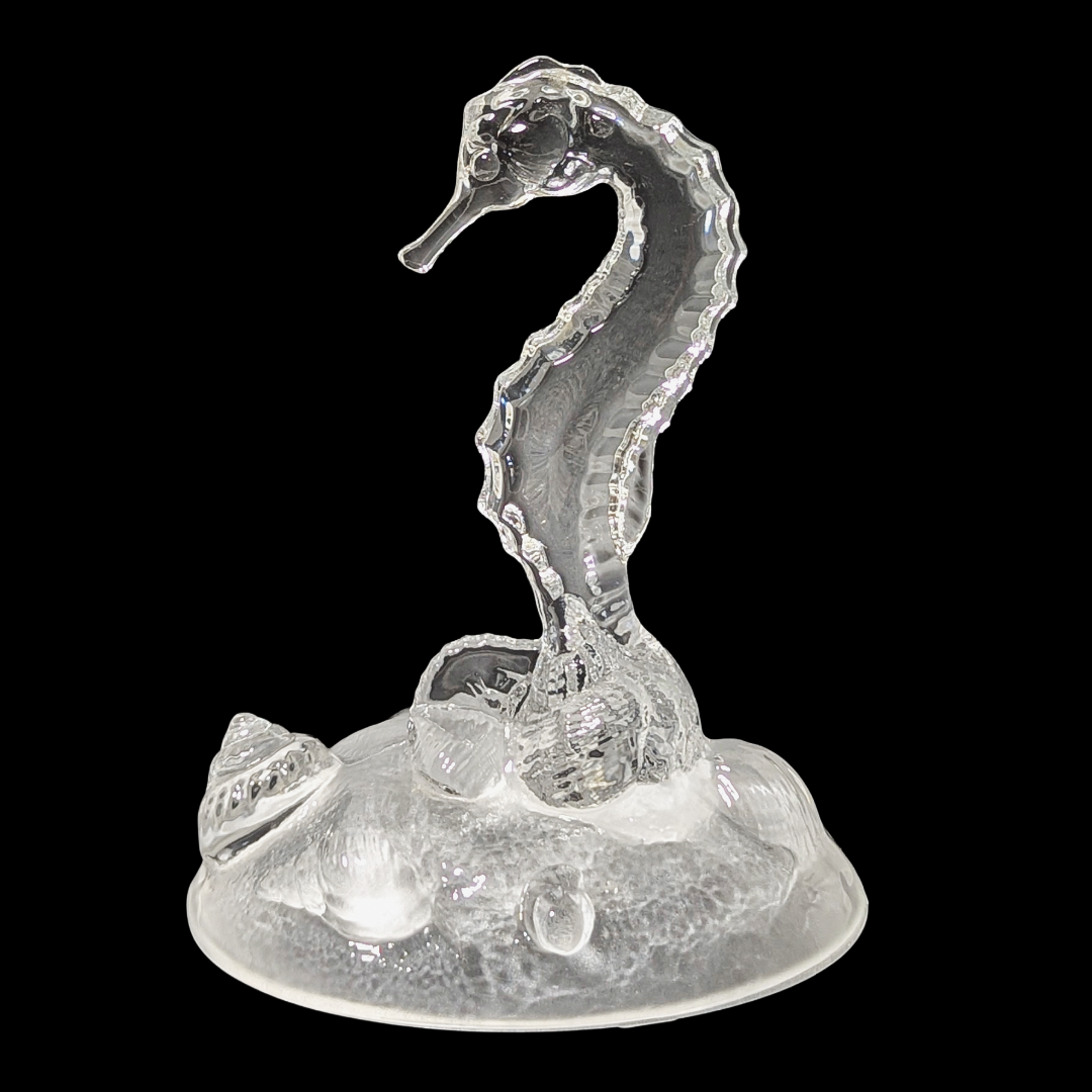 Vintage Cristal d'Arques Lead Crystal Seahorse – Made in France