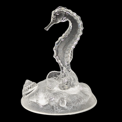Vintage Cristal d'Arques Lead Crystal Seahorse – Made in France