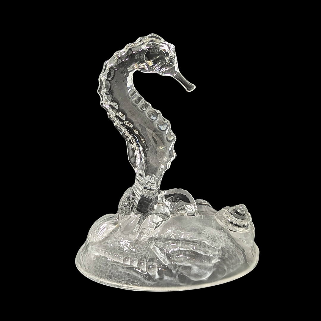 Vintage Cristal d'Arques Lead Crystal Seahorse – Made in France