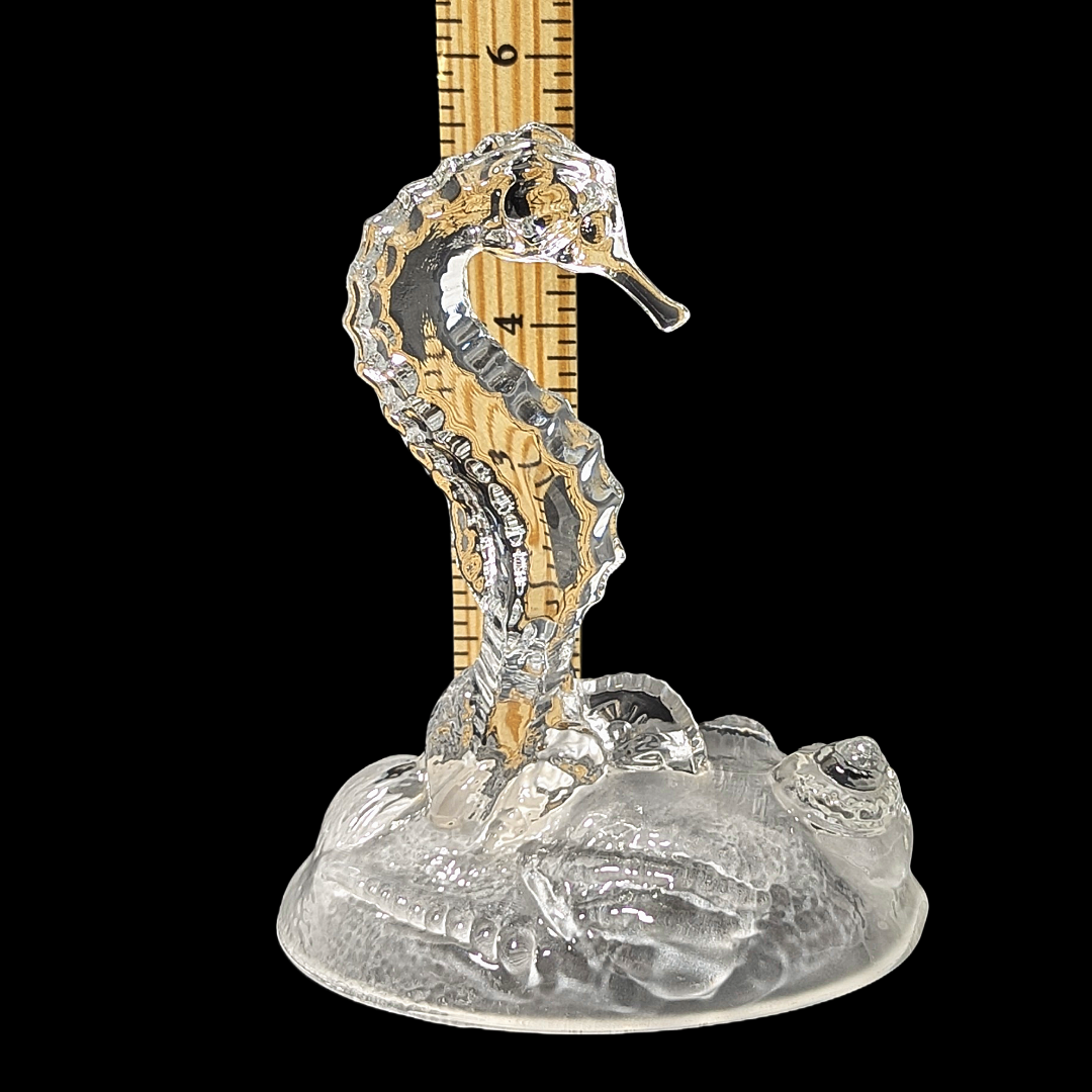 Vintage Cristal d'Arques Lead Crystal Seahorse – Made in France