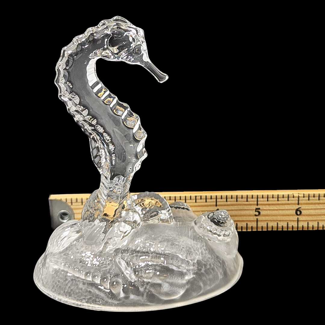 Vintage Cristal d'Arques Lead Crystal Seahorse – Made in France