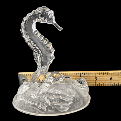 Vintage Cristal d'Arques Lead Crystal Seahorse – Made in France