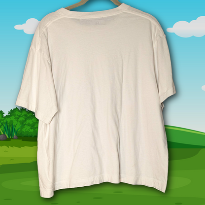 Uniqlo Pokemon Women's Size L Short Sleeve Crew Neck Graphic Tee/T-Shirt, White
