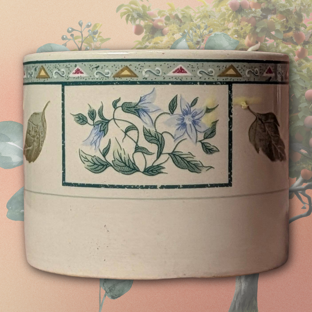 Chelsea Square (1998) pattern Macy's Exclusive Brand "The Cellar" Cup with Peachy Sage Scented Candle