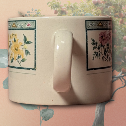 Chelsea Square (1998) pattern Macy's Exclusive Brand "The Cellar" Cup with Peachy Sage Scented Candle