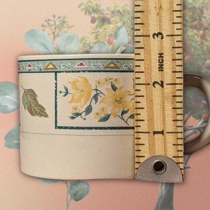 Chelsea Square (1998) pattern Macy's Exclusive Brand "The Cellar" Cup with Peachy Sage Scented Candle