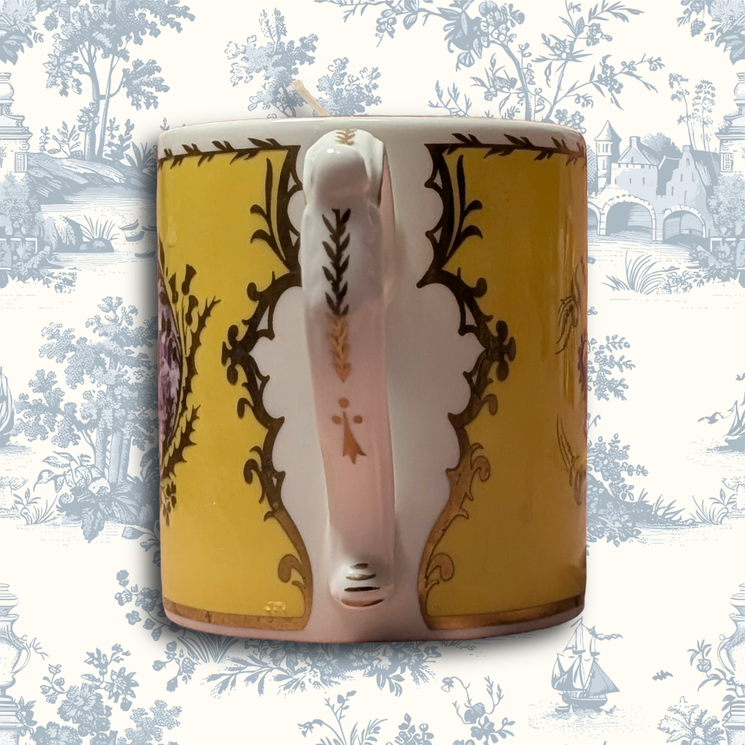 Windsor Castle Royal Collection Trust 1980s Transferware Commemorative Mug with Country Estate Scented Candle