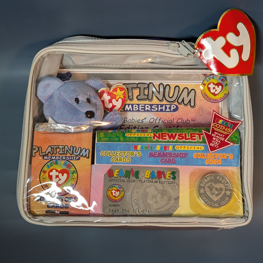 1999 Ty Beanie Babies Platinum Edition Club Kit - Vintage Sealed/New Old Stock