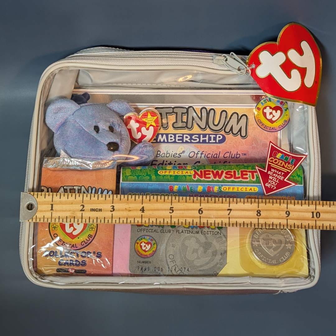 1999 Ty Beanie Babies Platinum Edition Club Kit - Vintage Sealed/New Old Stock