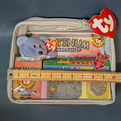 1999 Ty Beanie Babies Platinum Edition Club Kit - Vintage Sealed/New Old Stock