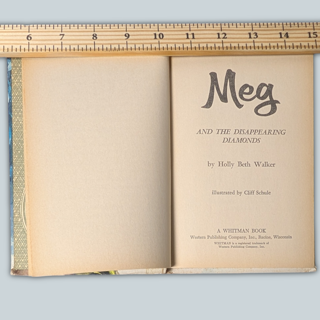 Meg and the Disappearing Diamonds Vintage Hardcover Book, 1969 ed.