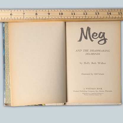 Meg and the Disappearing Diamonds Vintage Hardcover Book, 1969 ed.