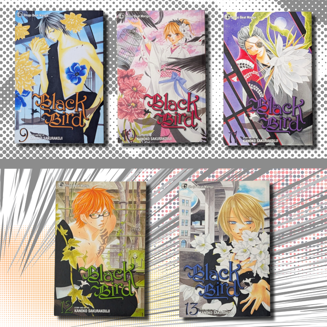 Black Bird Manga Volumes 9-13 Set Shojo Beat VIZ Media Kanoko Sakurakoji English